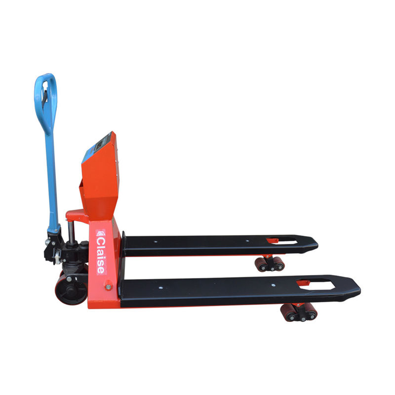 Hydraulic Hand Pallet Jack Scales / Pallet Truck With Weighing Scale Mild Steel